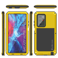 Charger l&#39;image dans la galerie, Galaxy Note 20 Ultra  Case, PUNKcase Metallic Neon Shockproof  Slim Metal Armor Case [Neon] (Color in image: gold)
