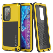 Charger l&#39;image dans la galerie, Galaxy Note 20 Ultra  Case, PUNKcase Metallic Neon Shockproof  Slim Metal Armor Case [Neon] (Color in image: neon)
