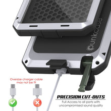 Charger l&#39;image dans la galerie, Galaxy Note 20 Ultra  Case, PUNKcase Metallic White Shockproof  Slim Metal Armor Case [White] 
