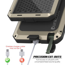 Charger l&#39;image dans la galerie, Galaxy Note 20 Ultra  Case, PUNKcase Metallic Gold Shockproof  Slim Metal Armor Case [Gold] 
