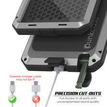 Charger l&#39;image dans la galerie, Galaxy Note 20 Ultra  Case, PUNKcase Metallic Silver Shockproof  Slim Metal Armor Case [Silver] 
