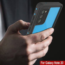 Load image into Gallery viewer, Galaxy Note 20 Waterproof Case, Punkcase Studstar Light Blue Thin Armor Cover (Color in image: pink)

