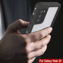 Load image into Gallery viewer, Galaxy Note 20 Waterproof Case, Punkcase Studstar White Thin Armor Cover (Color in image: pink)
