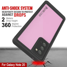 Load image into Gallery viewer, Galaxy Note 20 Waterproof Case, Punkcase Studstar Pink Thin Armor Cover (Color in image: teal)
