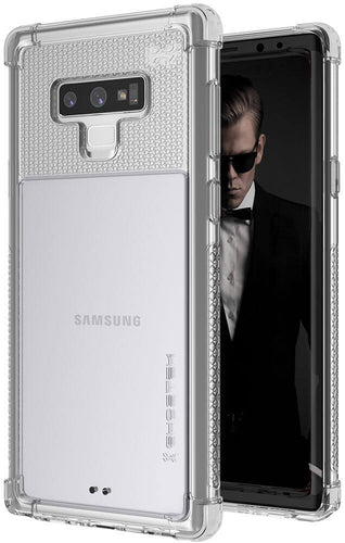 Galaxy Note 9 Case,Ghostek Covert 2 TPU Bumper Frame [Shockproof] | White (Color in image: Red)