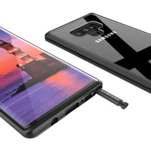 Charger l&#39;image dans la galerie, Galaxy Note 9 Case, PUNKcase [LUCID 2.0 Series] [Slim Fit] Armor Cover W/Integrated Anti-Shock System [Black] (Color in image: Clear)
