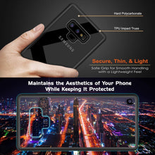Charger l&#39;image dans la galerie, Galaxy Note 9 Case, PUNKcase [LUCID 2.0 Series] [Slim Fit] Armor Cover W/Integrated Anti-Shock System [Black] (Color in image: White)
