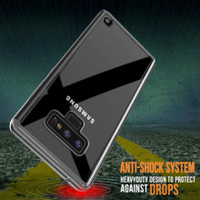 Charger l&#39;image dans la galerie, Galaxy Note 9 Case, PUNKcase [LUCID 2.0 Series] [Slim Fit] Armor Cover W/Integrated Anti-Shock System [Crystal Black] (Color in image: White)
