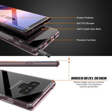 Charger l&#39;image dans la galerie, Galaxy Note 9 Case, PUNKcase [LUCID 2.0 Series] [Slim Fit] Armor Cover W/Integrated Anti-Shock System [Crystal Pink] (Color in image: Clear)
