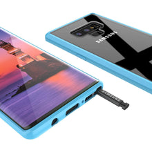 Charger l&#39;image dans la galerie, Galaxy Note 9 Case, PUNKcase [LUCID 2.0 Series] [Slim Fit] Armor Cover W/Integrated Anti-Shock System [Light Blue] (Color in image: Light Blue)
