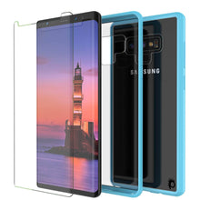 Charger l&#39;image dans la galerie, Galaxy Note 9 Case, PUNKcase [LUCID 2.0 Series] [Slim Fit] Armor Cover W/Integrated Anti-Shock System [Light Blue] (Color in image: Crystal Black)

