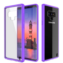 Charger l&#39;image dans la galerie, Galaxy Note 9 Case, PUNKcase [LUCID 2.0 Series] [Slim Fit] Armor Cover W/Integrated Anti-Shock System [Purple] (Color in image: Black)
