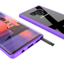 Charger l&#39;image dans la galerie, Galaxy Note 9 Case, PUNKcase [LUCID 2.0 Series] [Slim Fit] Armor Cover W/Integrated Anti-Shock System [Purple] (Color in image: Purple)
