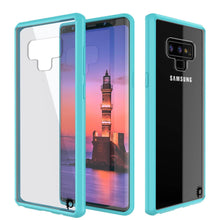 Charger l&#39;image dans la galerie, Galaxy Note 9 Case, PUNKcase [LUCID 2.0 Series] [Slim Fit] Armor Cover W/Integrated Anti-Shock System [Teal] (Color in image: Black)
