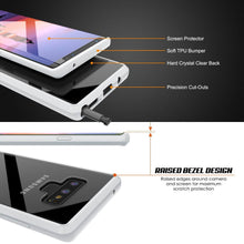 Charger l&#39;image dans la galerie, Galaxy Note 9 Case, PUNKcase [LUCID 2.0 Series] [Slim Fit] Armor Cover W/Integrated Anti-Shock System [White] (Color in image: White)
