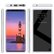 Charger l&#39;image dans la galerie, Galaxy Note 9 Case, PUNKcase [LUCID 2.0 Series] [Slim Fit] Armor Cover W/Integrated Anti-Shock System [White] (Color in image: Crystal Black)
