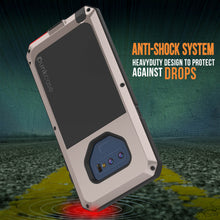 Charger l&#39;image dans la galerie, Galaxy Note 9  Case, PUNKcase Metallic Gold Shockproof  Slim Metal Armor Case [Gold] (Color in image: red)
