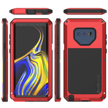 Charger l&#39;image dans la galerie, Galaxy Note 9  Case, PUNKcase Metallic Red Shockproof  Slim Metal Armor Case [Red] 
