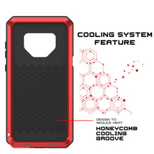 Charger l&#39;image dans la galerie, Galaxy Note 9  Case, PUNKcase Metallic Red Shockproof  Slim Metal Armor Case [Red] (Color in image: white)
