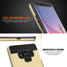 Load image into Gallery viewer, Galaxy Note 9 Case, PUNKcase [SLOT Series] Slim Fit  Samsung Note 9 [Gold] (Color in image: Black)
