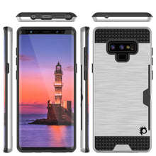 Load image into Gallery viewer, Galaxy Note 9 Case, PUNKcase [SLOT Series] Slim Fit  Samsung Note 9 [Silver] (Color in image: Rose Gold)
