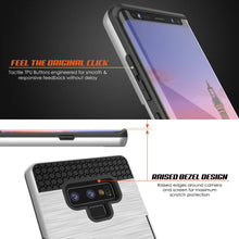 Load image into Gallery viewer, Galaxy Note 9 Case, PUNKcase [SLOT Series] Slim Fit  Samsung Note 9 [Silver] (Color in image: Black)
