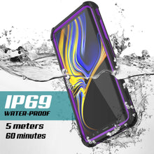 Load image into Gallery viewer, Punkcase Galaxy Note 9 Waterproof Case [Navy Seal Extreme Series] Armor Cover W/ Built In Screen Protector [Purple] (Color in image: Pink)
