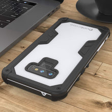 Load image into Gallery viewer, Punkcase Galaxy Note 9 Waterproof Case [Navy Seal Extreme Series] Armor Cover W/ Built In Screen Protector [White] (Color in image: Clear)
