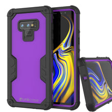Load image into Gallery viewer, Punkcase Galaxy Note 9 Waterproof Case [Navy Seal Extreme Series] Armor Cover W/ Built In Screen Protector [Purple] (Color in image: Purple)
