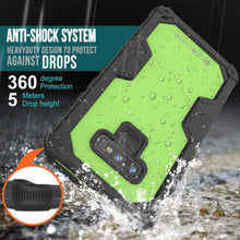 Load image into Gallery viewer, Punkcase Galaxy Note 9 Waterproof Case [Navy Seal Extreme Series] Armor Cover W/ Built In Screen Protector [Light Green] (Color in image: Teal)
