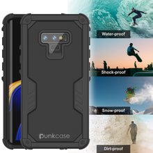 Load image into Gallery viewer, Punkcase Galaxy Note 9 Waterproof Case [Navy Seal Extreme Series] Armor Cover W/ Built In Screen Protector [Black] (Color in image: Pink)

