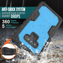 Load image into Gallery viewer, Punkcase Galaxy Note 9 Waterproof Case [Navy Seal Extreme Series] Armor Cover W/ Built In Screen Protector [Light Blue] (Color in image: Purple)
