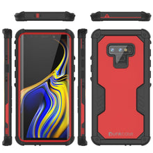 Load image into Gallery viewer, Punkcase Galaxy Note 9 Waterproof Case [Navy Seal Extreme Series] Armor Cover W/ Built In Screen Protector [Red] (Color in image: Teal)
