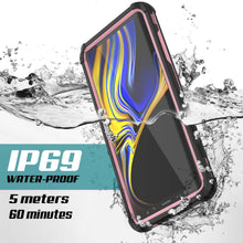 Load image into Gallery viewer, Punkcase Galaxy Note 9 Waterproof Case [Navy Seal Extreme Series] Armor Cover W/ Built In Screen Protector [Pink] (Color in image: Light Green)
