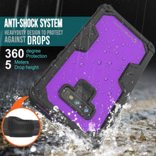 Load image into Gallery viewer, Punkcase Galaxy Note 9 Waterproof Case [Navy Seal Extreme Series] Armor Cover W/ Built In Screen Protector [Purple] (Color in image: White)
