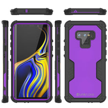 Load image into Gallery viewer, Punkcase Galaxy Note 9 Waterproof Case [Navy Seal Extreme Series] Armor Cover W/ Built In Screen Protector [Purple] (Color in image: Red)
