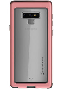 Galaxy Note 9, Ghostek Atomic Slim Case Full Body TPU [Shockproof] | Pink 
