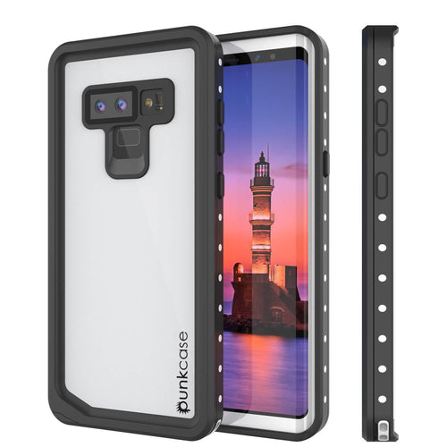 Galaxy Note 9 Waterproof Case, PunkСase StudStar White Thin 6.6ft Underwater Shock/Snow Proof (Color in image: white)