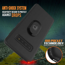 Charger l&#39;image dans la galerie, Galaxy S10 Case, Punkcase Magnetix Protective TPU Cover W/ Kickstand, Sceen Protector[Black] 
