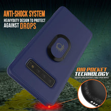 Charger l&#39;image dans la galerie, Galaxy S10 Case, Punkcase Magnetix Protective TPU Cover W/ Kickstand, Sceen Protector[Blue] 
