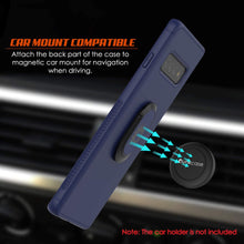 Charger l&#39;image dans la galerie, Galaxy S10 Case, Punkcase Magnetix Protective TPU Cover W/ Kickstand, Sceen Protector[Blue] 
