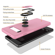 Charger l&#39;image dans la galerie, Galaxy S10 Case, Punkcase Magnetix Protective TPU Cover W/ Kickstand, Sceen Protector[Pink] (Color in image: red)

