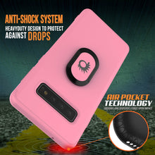 Charger l&#39;image dans la galerie, Galaxy S10 Case, Punkcase Magnetix Protective TPU Cover W/ Kickstand, Sceen Protector[Pink] 

