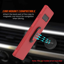 Charger l&#39;image dans la galerie, Galaxy S10 Case, Punkcase Magnetix Protective TPU Cover W/ Kickstand, Sceen Protector[Red] 
