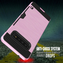 Charger l&#39;image dans la galerie, Galaxy S10 Case, PUNKcase [SLOT Series] [Slim Fit] Dual-Layer Armor Cover w/Integrated Anti-Shock System, Credit Card Slot [Pink] (Color in image: Grey)
