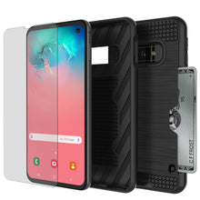 Charger l&#39;image dans la galerie, Galaxy S10e Case, PUNKcase [SLOT Series] [Slim Fit] Dual-Layer Armor Cover w/Integrated Anti-Shock System, Credit Card Slot [Black] (Color in image: Pink)
