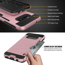 Charger l&#39;image dans la galerie, Galaxy S10e Case, PUNKcase [SLOT Series] [Slim Fit] Dual-Layer Armor Cover w/Integrated Anti-Shock System, Credit Card Slot [Rose Gold] (Color in image: Silver)
