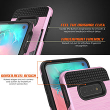 Charger l&#39;image dans la galerie, Galaxy S10e Case, PUNKcase [SLOT Series] [Slim Fit] Dual-Layer Armor Cover w/Integrated Anti-Shock System, Credit Card Slot [Pink] (Color in image: White)
