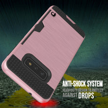 Charger l&#39;image dans la galerie, Galaxy S10e Case, PUNKcase [SLOT Series] [Slim Fit] Dual-Layer Armor Cover w/Integrated Anti-Shock System, Credit Card Slot [Rose Gold] (Color in image: Gold)
