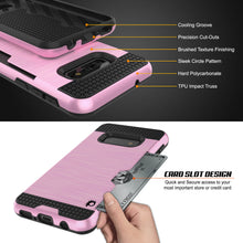 Charger l&#39;image dans la galerie, Galaxy S10e Case, PUNKcase [SLOT Series] [Slim Fit] Dual-Layer Armor Cover w/Integrated Anti-Shock System, Credit Card Slot [Pink] (Color in image: Gold)
